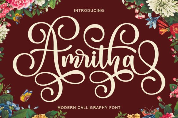 Amritha: A Premium Script Font for Scroll-Stopping Brand Content