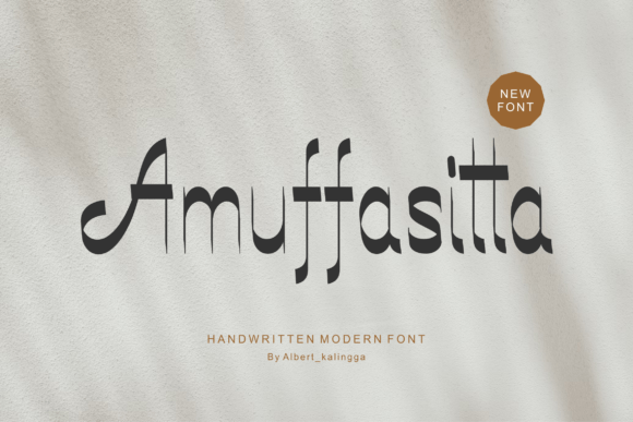 Amuffasitta: A Thoughtful Script Font for Editorial Warmth