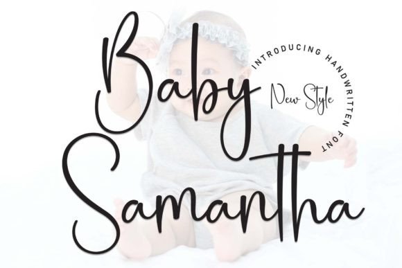 Baby Samantha: A Sweet Handwritten Font for Handmade Creators