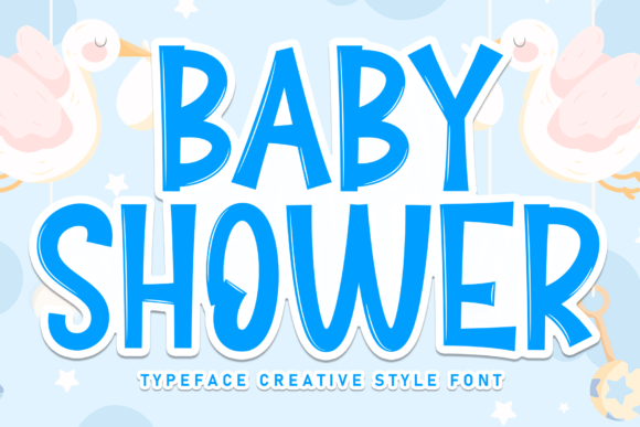 Baby Shower Font: Sweet Handwritten Charm for Crafters & Sellers