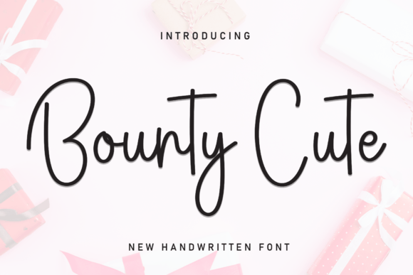 Bounty Cute: A Friendly Handwritten Font for Editorial Charm