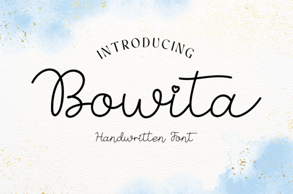 Bowita Handwritten Font for Small Business Branding