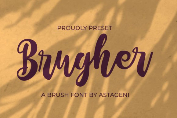 Brugher: A Stylish Handwritten Script Font for Makers