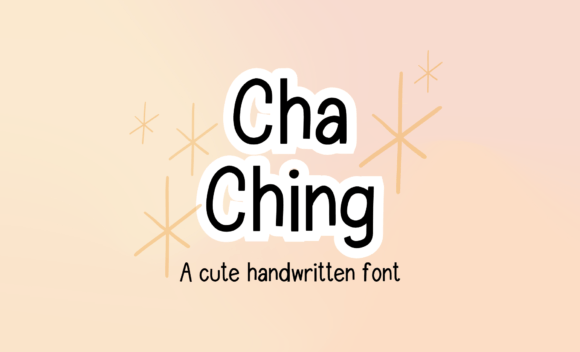 Cha Ching: A Playful, Polished Handwritten Font for Small Brands
