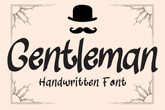 Gentleman Handwritten Font for Crafters & Small Shop Owners