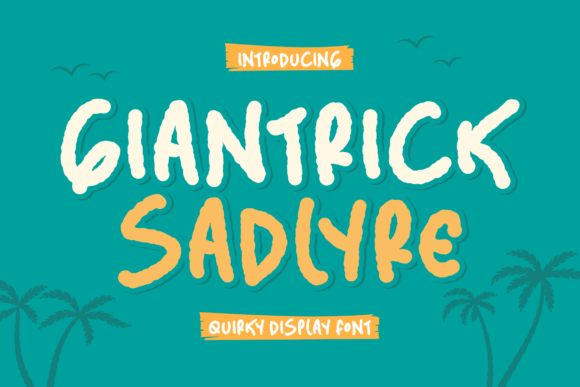 Giantrick Sadlyre: A Playful Handwritten Font for Editorial Charm