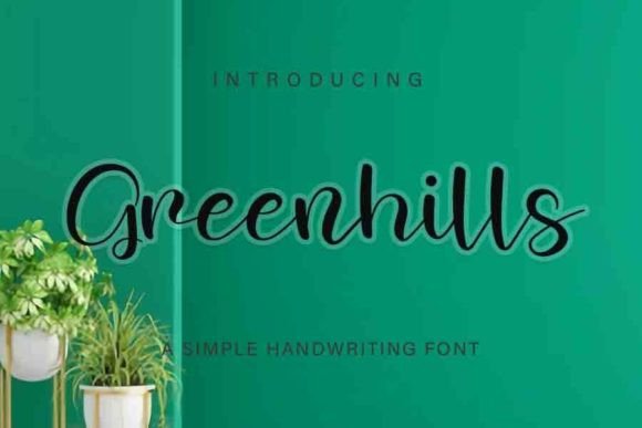 Greenhills Handwritten Font for Small Business Branding