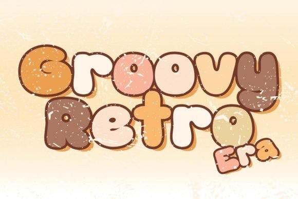 Groovy Retro Era: A Playful Display Font for Digital Branding