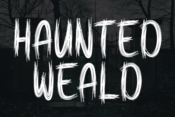 Haunted Weald: A Friendly Handwritten Font for Editorial Charm
