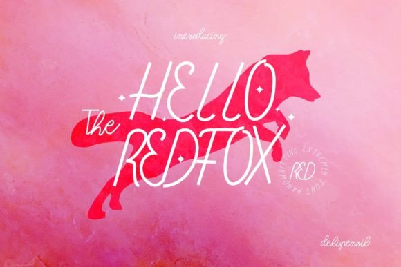 Hello Redfox: A Handwritten Font That Feels Like a Real Conversation