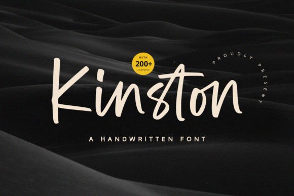 Kinston: An Elegant Script Font for Digital Branding