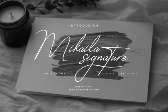 Mikaila Signature: A Graceful Script Font for Handmade Brands