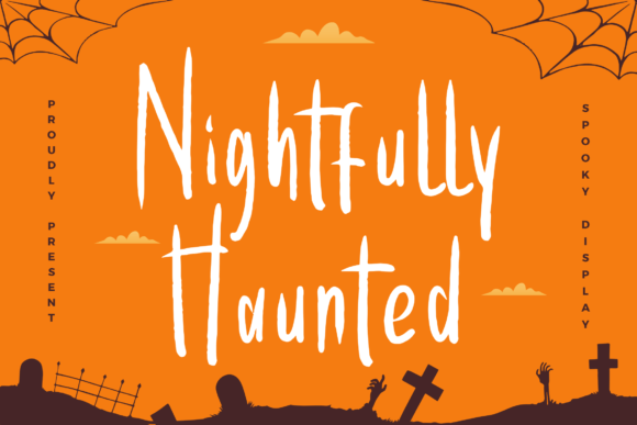Nightfully Haunted: A Spooky-Perfect Display Font for Brand Charm