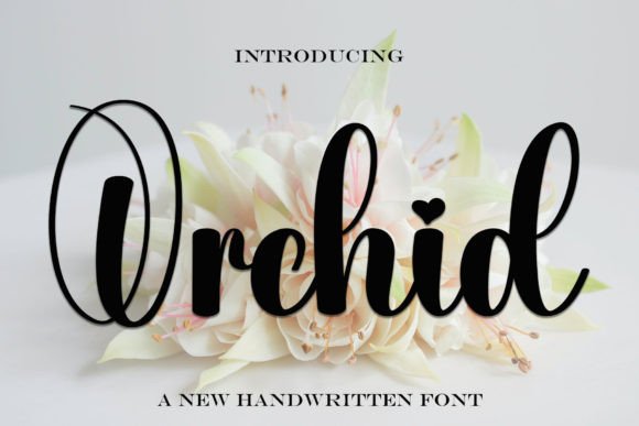Orchid: A Handwritten Display Font That Converts