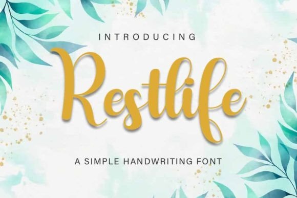 Restlife: A Bold Script Typeface for Editorial Impact