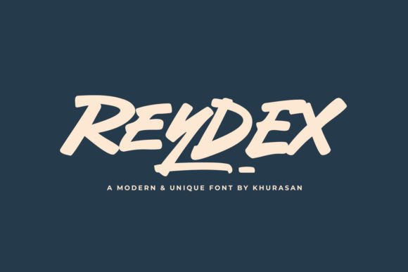 Reydex: A Bold Brush Font for Authentic Brand Identity