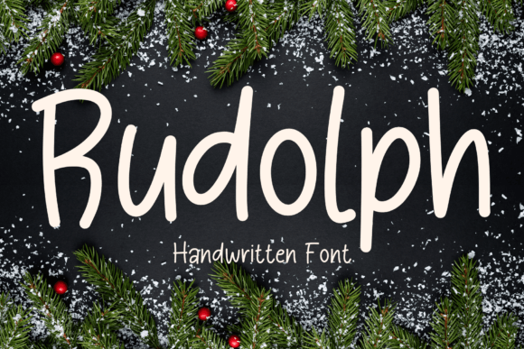 Rudolph Handwritten Font for Crafters & Sellers