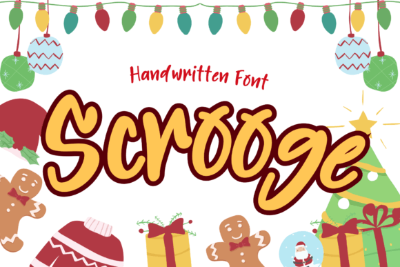 Scrooge Handwritten Font for Crafters & Sellers