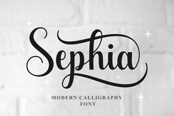 Sephia: A Contemporary Script Font for Modern Brand Identity