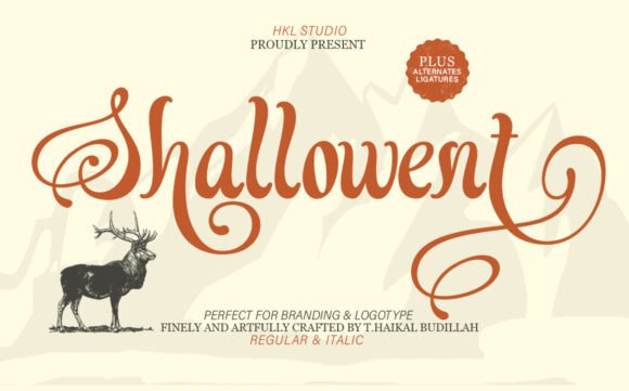 Shallowent: A Retro Script Font for Editorial Distinction