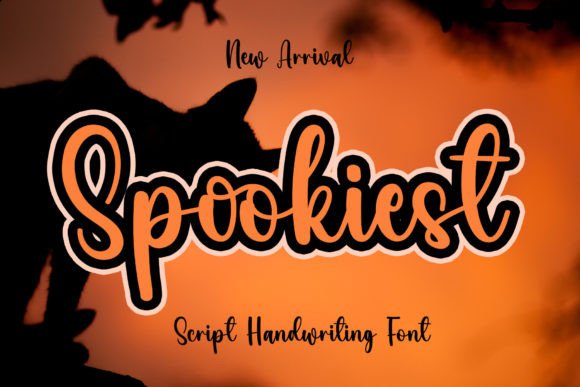 Spookiest: A Handwritten Display Font That Works in Real Campaigns