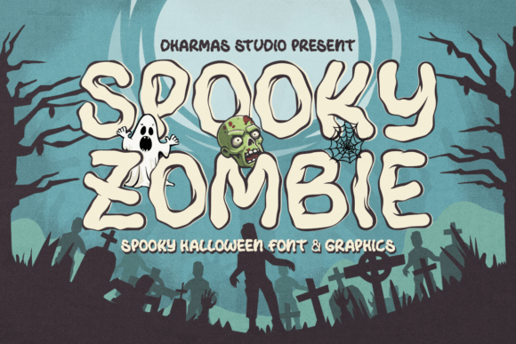 Spooky Zombie: A Display Font for Editorial Halloween Magic