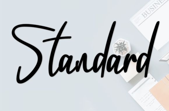 Standard Font: Elegant Handwritten Typography for Scroll-Stopping Campaigns