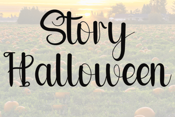 Story Halloween: A Handwritten Font That Elevates Digital Branding