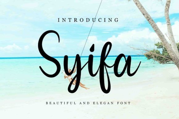 Syifa: A Thoughtful Handwritten Typeface for Editorial Design
