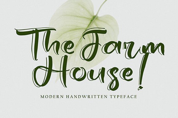 The Farm House: A Thoughtful Script Font for Editorial Warmth