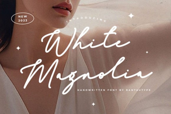 White Magnolia: A Modern Script Font for Scroll-Stopping Brand Content