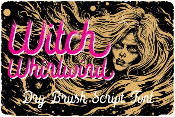 Witch Whirlwind: A Vintage Script Font That Elevates Digital Branding